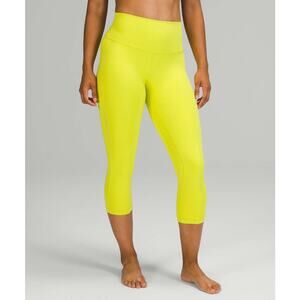 Lululemon Align High-Rise Pant 21" Size 2 Yellow Nulu